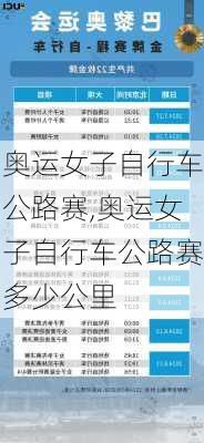奥运女子自行车公路赛,奥运女子自行车公路赛多少公里