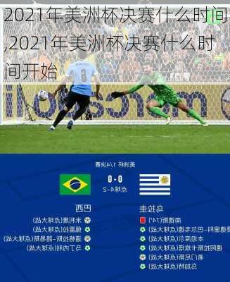 2021年美洲杯决赛什么时间,2021年美洲杯决赛什么时间开始
