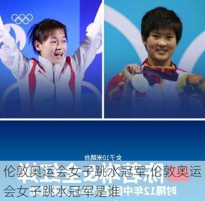 伦敦奥运会女子跳水冠军,伦敦奥运会女子跳水冠军是谁