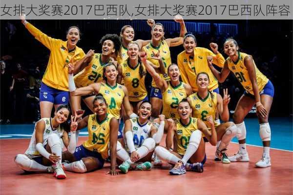 女排大奖赛2017巴西队,女排大奖赛2017巴西队阵容