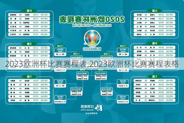 2023欧洲杯比赛赛程表,2023欧洲杯比赛赛程表格