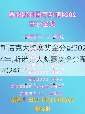 斯诺克大奖赛奖金分配2024年,斯诺克大奖赛奖金分配2024年