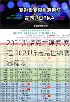 2021斯诺克世锦赛 赛程,2021斯诺克世锦赛赛程表