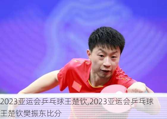 2023亚运会乒乓球王楚钦,2023亚运会乒乓球王楚钦樊振东比分