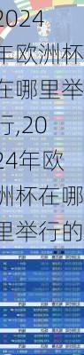 2024年欧洲杯在哪里举行,2024年欧洲杯在哪里举行的