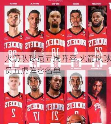 火箭队球员五虎阵容,火箭队球员五虎阵容名单