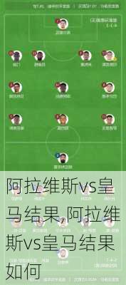 阿拉维斯vs皇马结果,阿拉维斯vs皇马结果如何