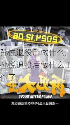 孙悦退役后做什么,孙悦退役后做什么工作了
