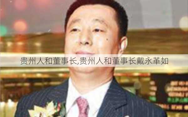 贵州人和董事长,贵州人和董事长戴永革如