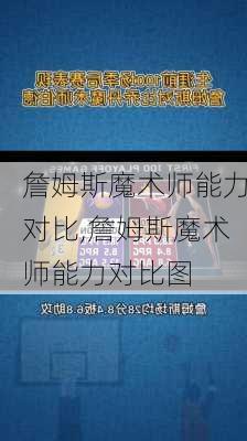 詹姆斯魔术师能力对比,詹姆斯魔术师能力对比图