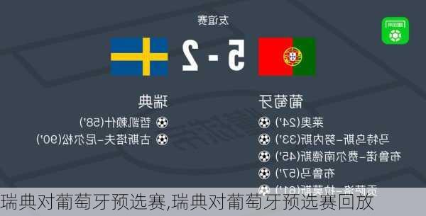 瑞典对葡萄牙预选赛,瑞典对葡萄牙预选赛回放