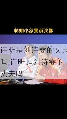 许昕是刘诗雯的丈夫吗,许昕是刘诗雯的丈夫吗