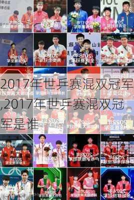 2017年世乒赛混双冠军,2017年世乒赛混双冠军是谁