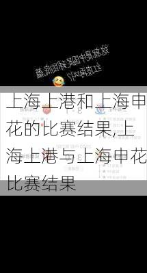 上海上港和上海申花的比赛结果,上海上港与上海申花比赛结果