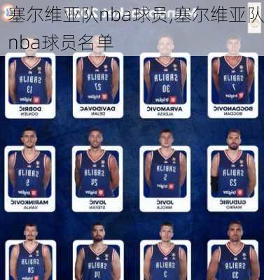 塞尔维亚队nba球员,塞尔维亚队nba球员名单