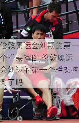 伦敦奥运会刘翔的第一个栏架摔倒,伦敦奥运会刘翔的第一个栏架摔倒了吗