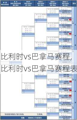 比利时vs巴拿马赛程,比利时vs巴拿马赛程表
