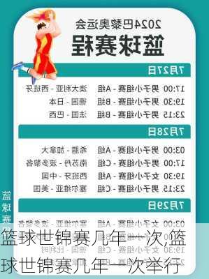 篮球世锦赛几年一次,篮球世锦赛几年一次举行