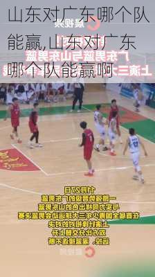 山东对广东哪个队能赢,山东对广东哪个队能赢啊