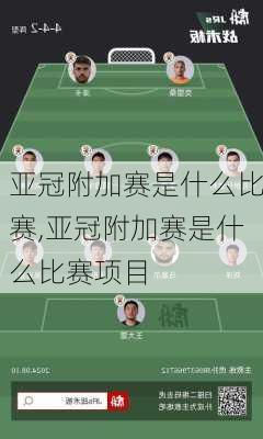 亚冠附加赛是什么比赛,亚冠附加赛是什么比赛项目