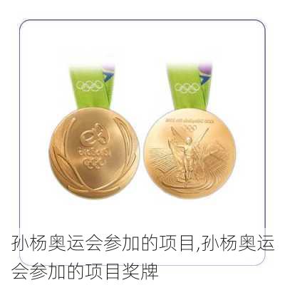 孙杨奥运会参加的项目,孙杨奥运会参加的项目奖牌