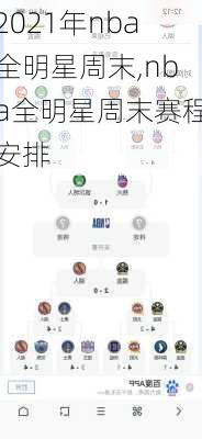 2021年nba全明星周末,nba全明星周末赛程安排