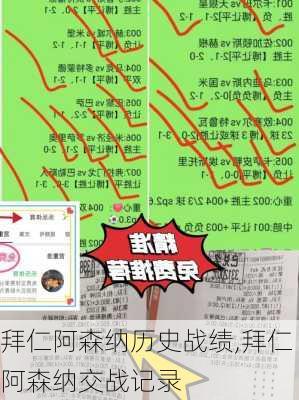 拜仁阿森纳历史战绩,拜仁阿森纳交战记录