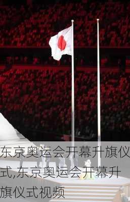 东京奥运会开幕升旗仪式,东京奥运会开幕升旗仪式视频