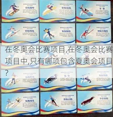 在冬奥会比赛项目,在冬奥会比赛项目中,只有哪项包含夏奥会项目?