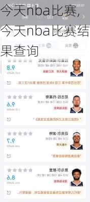 今天nba比赛,今天nba比赛结果查询