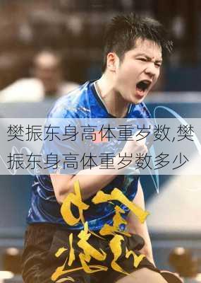 樊振东身高体重岁数,樊振东身高体重岁数多少