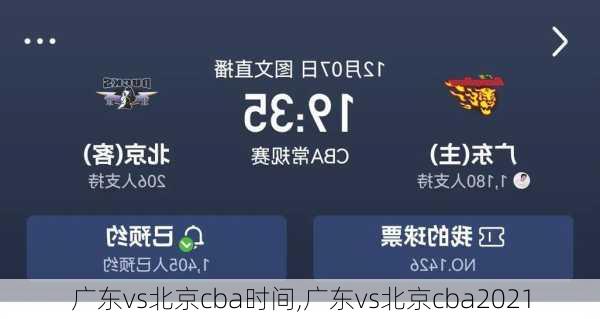 广东vs北京cba时间,广东vs北京cba2021