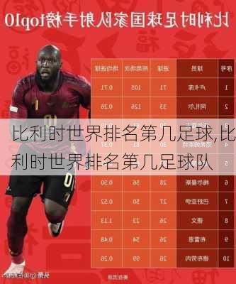 比利时世界排名第几足球,比利时世界排名第几足球队