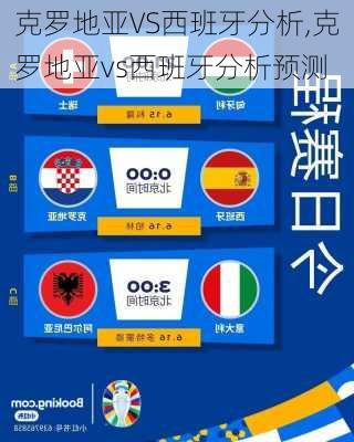 克罗地亚VS西班牙分析,克罗地亚vs西班牙分析预测