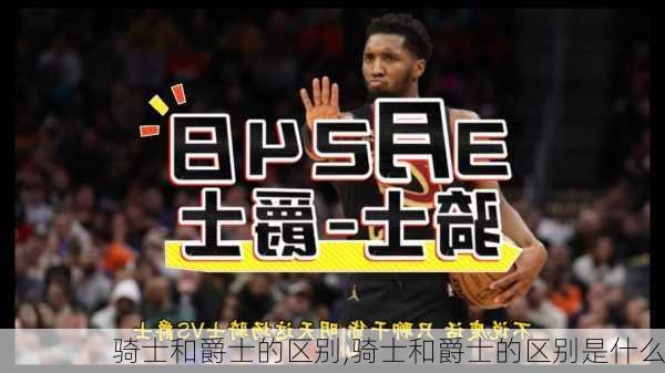 骑士和爵士的区别,骑士和爵士的区别是什么