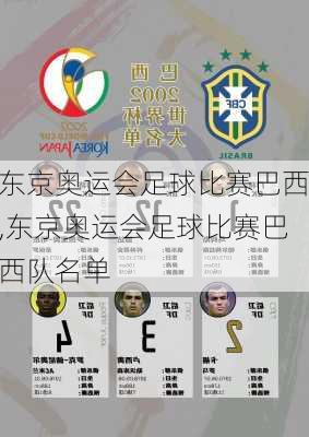 东京奥运会足球比赛巴西,东京奥运会足球比赛巴西队名单