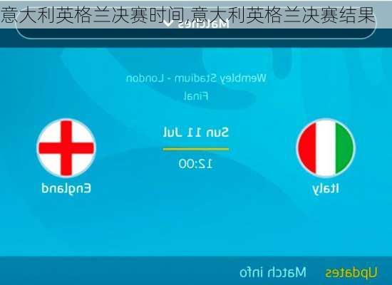 意大利英格兰决赛时间,意大利英格兰决赛结果