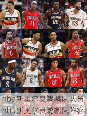 nba新奥尔良鹈鹕队队员,nba新奥尔良鹈鹕队阵容