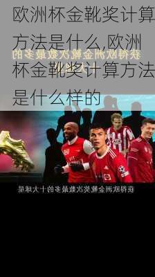欧洲杯金靴奖计算方法是什么,欧洲杯金靴奖计算方法是什么样的