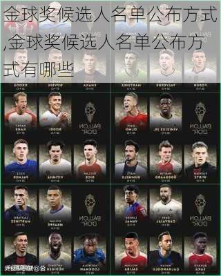 金球奖候选人名单公布方式,金球奖候选人名单公布方式有哪些