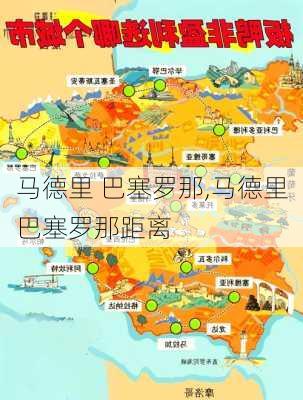 马德里 巴塞罗那,马德里巴塞罗那距离