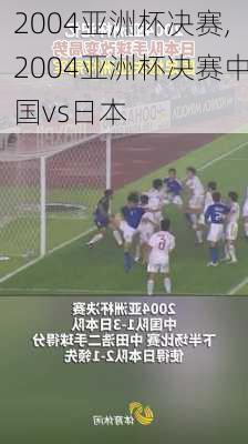 2004亚洲杯决赛,2004亚洲杯决赛中国vs日本