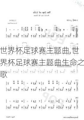 世界杯足球赛主题曲,世界杯足球赛主题曲生命之歌