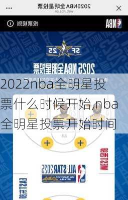 2022nba全明星投票什么时候开始,nba全明星投票开始时间