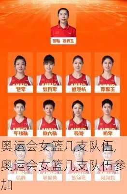 奥运会女篮几支队伍,奥运会女篮几支队伍参加