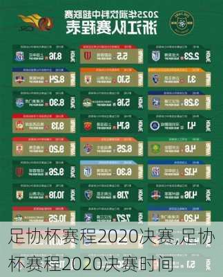 足协杯赛程2020决赛,足协杯赛程2020决赛时间