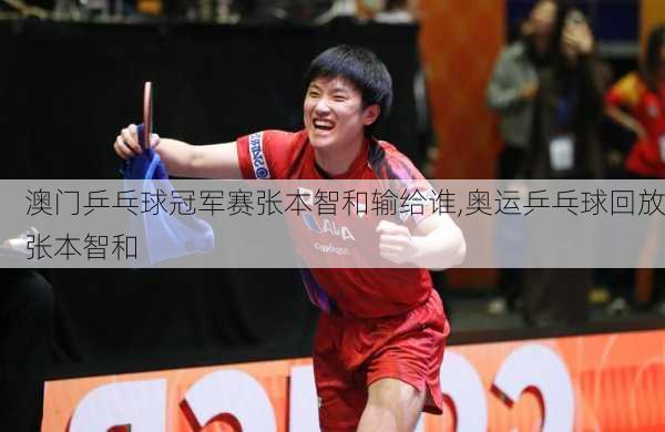 澳门乒乓球冠军赛张本智和输给谁,奥运乒乓球回放张本智和