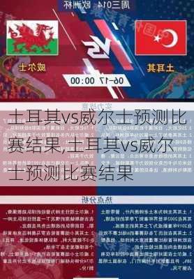 土耳其vs威尔士预测比赛结果,土耳其vs威尔士预测比赛结果