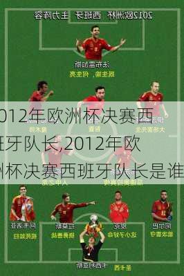 2012年欧洲杯决赛西班牙队长,2012年欧洲杯决赛西班牙队长是谁