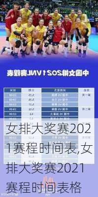 女排大奖赛2021赛程时间表,女排大奖赛2021赛程时间表格